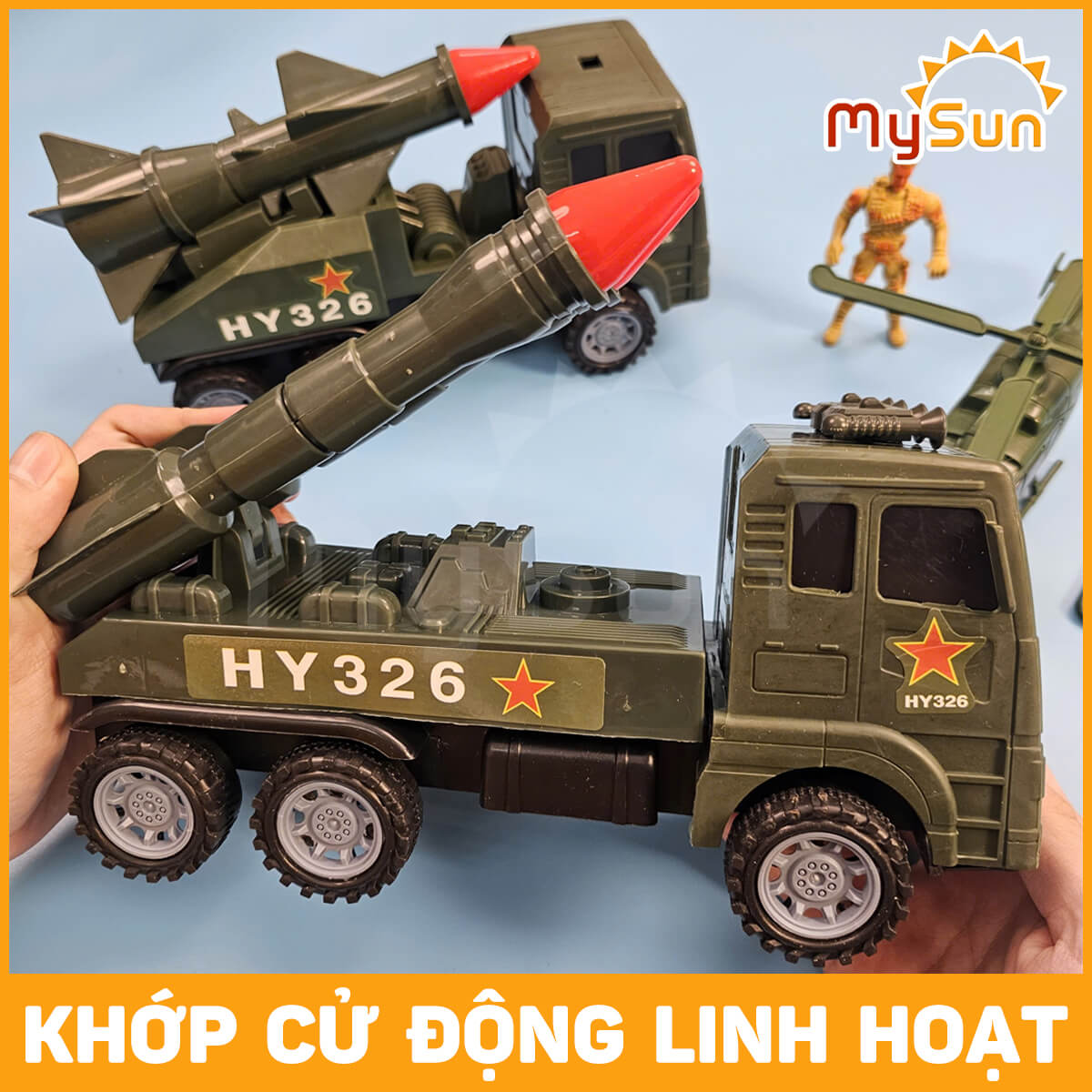 Mô hình xe cứu hỏa đồ chơi bộ mô hình xe ô tô thang cứu hỏa cho bé MySun
