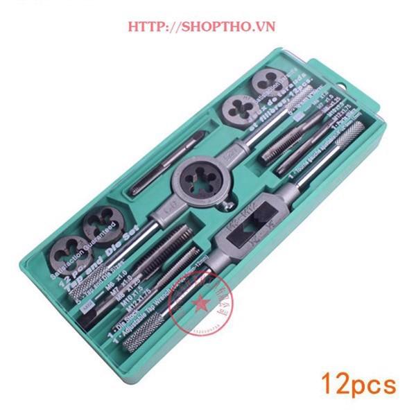 Bộ taro ren 12 món thép hợp kim