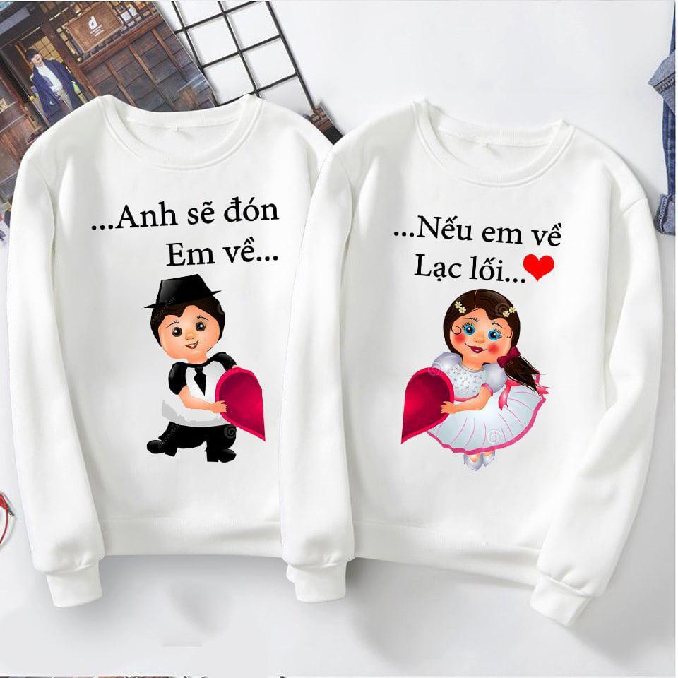 Áo đôi thu đông nam nữ