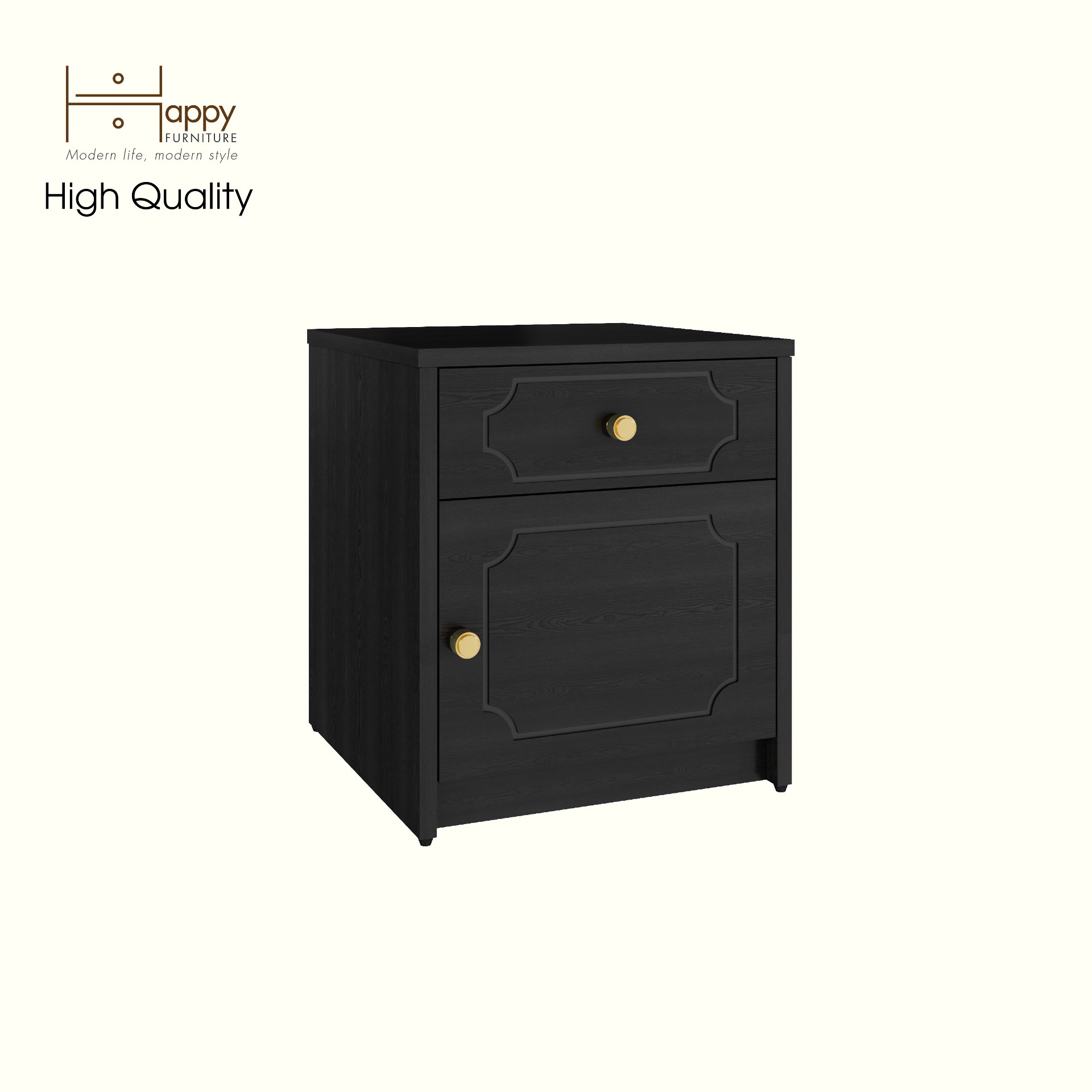[Happy Home Furniture] NERIS, Táp đầu giường 1 cửa mở, 40cm x 40cm x 45cm ( DxRxC), TCM_144
