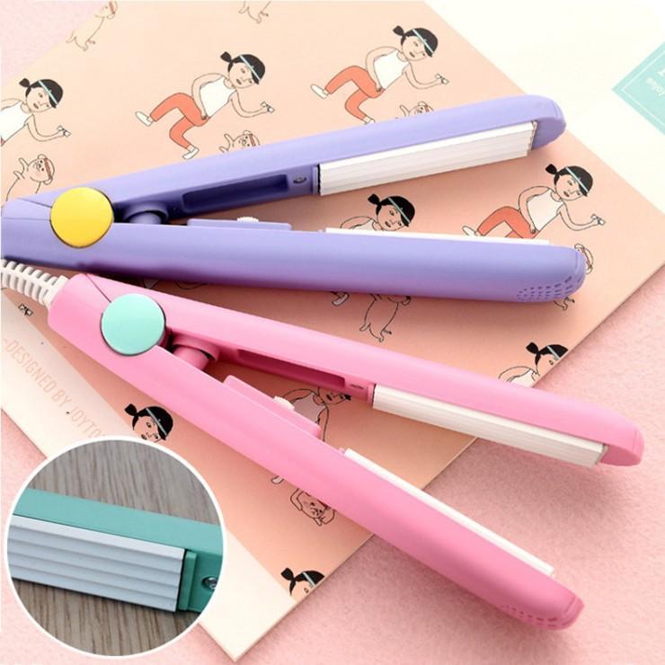 MÁY DUỖI THẲNG UỐN CỤP TÓC VÀ MÁY BẤM TÓC DẬP XÙ MINI TỰ TẠO KIỂU TÓC CỰC ĐẸP CHUẨN SALON - NHỎ GỌN DỄ SỬ dụng