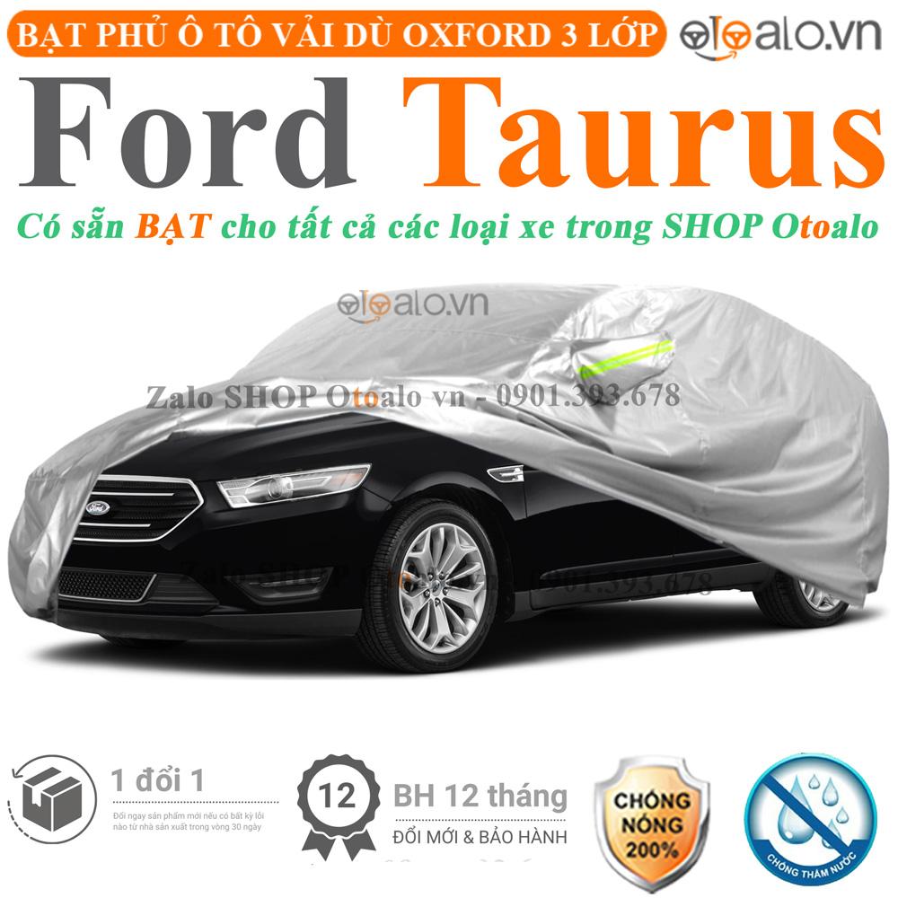 Bạt che phủ xe ô tô Ford Taurus vải dù 3 lớp CAO CẤP BPXOT - OTOALO