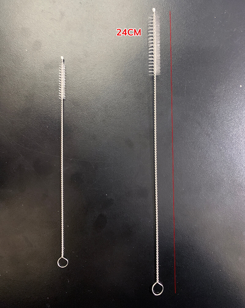 Que Cọ Ống Hút Vòi Bình Sữa Cho Bé INOX Cọ Rửa Vệ Sinh Ấm Trà Núm Ti Trẻ Em Tiện Lợi