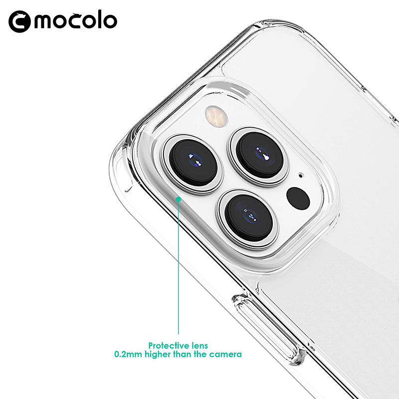 Ốp Lưng Trong Suốt Mocolo K08 PC Chống Ố Vàng Dành Cho Iphone 14/ 14 Plus/ 14 Pro/ 14 Pro Max - Hàng Chính Hãng