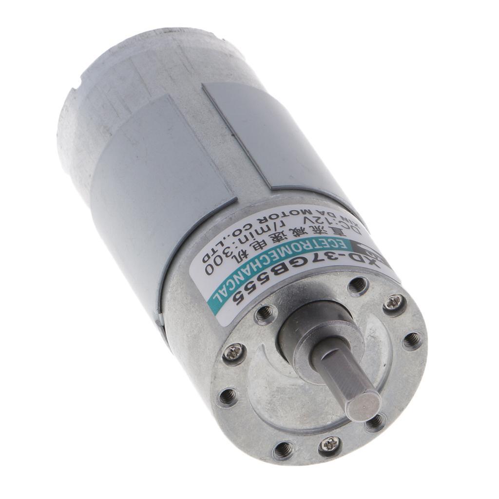 XD-37GB555 DC12V 15W 300RPM Micro Gear Motor High Adjustable Speed