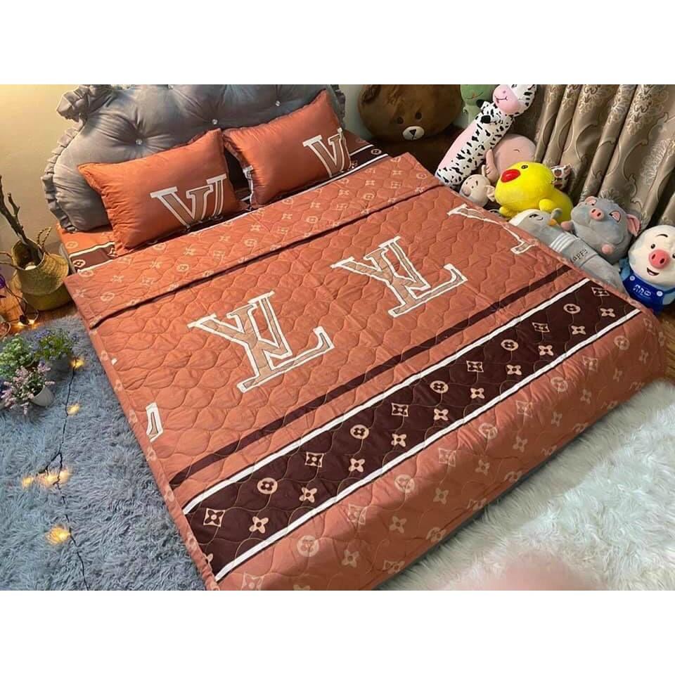 TRỌN BỘ 5 MÓN CHĂN GA GỐI SÉT HÈ