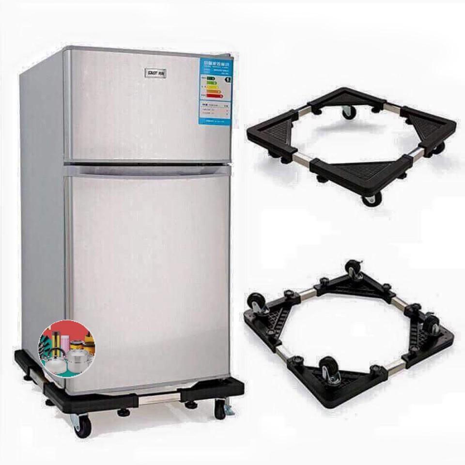 Kệ tủ lạnh, kệ inox chân tủ lạnh máy giặt có bánh xe