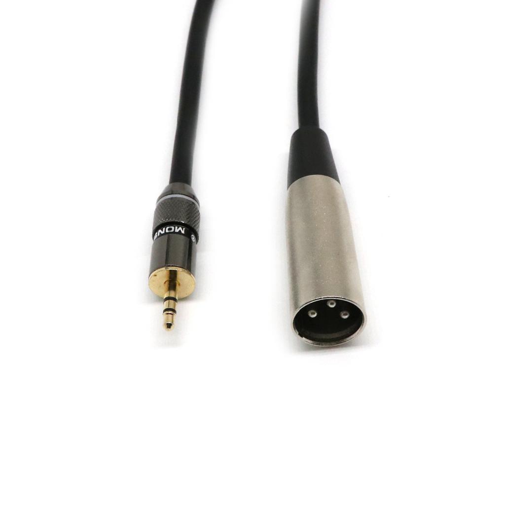 2 Pieces 3.5mm TRS to XLR Male Adapter Cable  - Male to Male Stereo XLR Adapter to 3.5mm 1/8'' TRS Auxiliary AUX Headphone Audio Jack Plug Converter Wire Cord