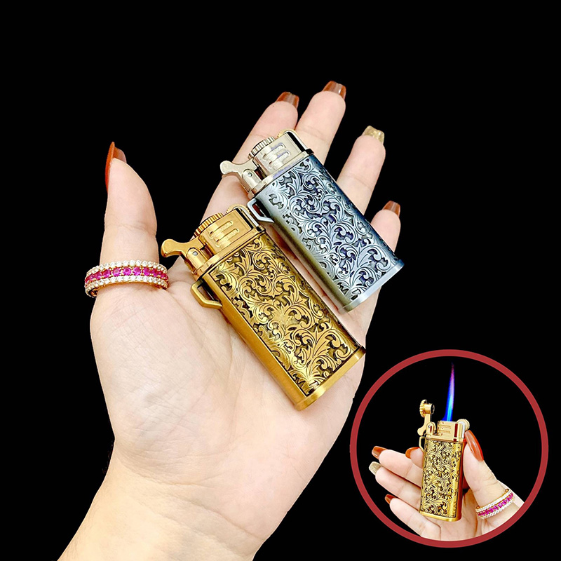 Bật Lửa Khè Rảnh Tay Chief Hình Hoa Văn – Xài Gas