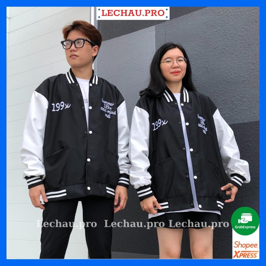 Áo khoác nam nữ 199X Varsity jacket 2 lớp unisex form rộng cao cấp bomber bóng chày streetstyle hottrend