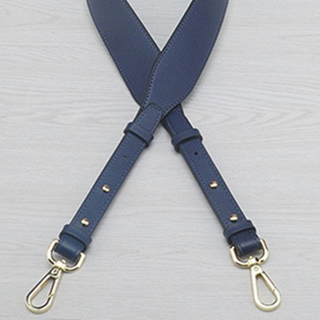 4cm Wide PU Leather Bag Strap Replacement Tote Crossbody Shoulder Handbag Handle DIY Craft Handmade Purse Making Repair 4 Gear Adjustment Band