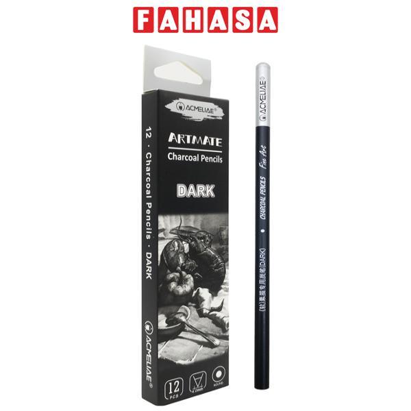 Hộp 12 Bút Chì Than Dark - Acmeliae 43139