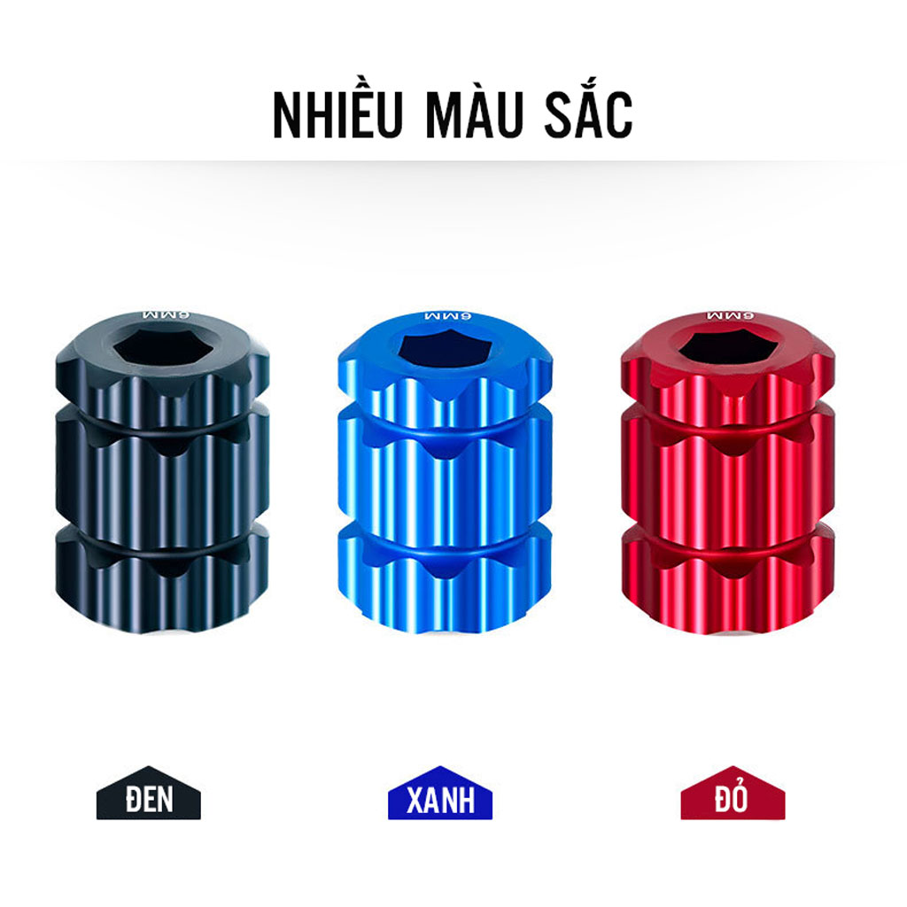 Dụng Cụ Tháo Trục Giò Xe Đạp Bằng Hợp Kim Nhôm (Cho Lục Giác Size 6mm) Mai Lee