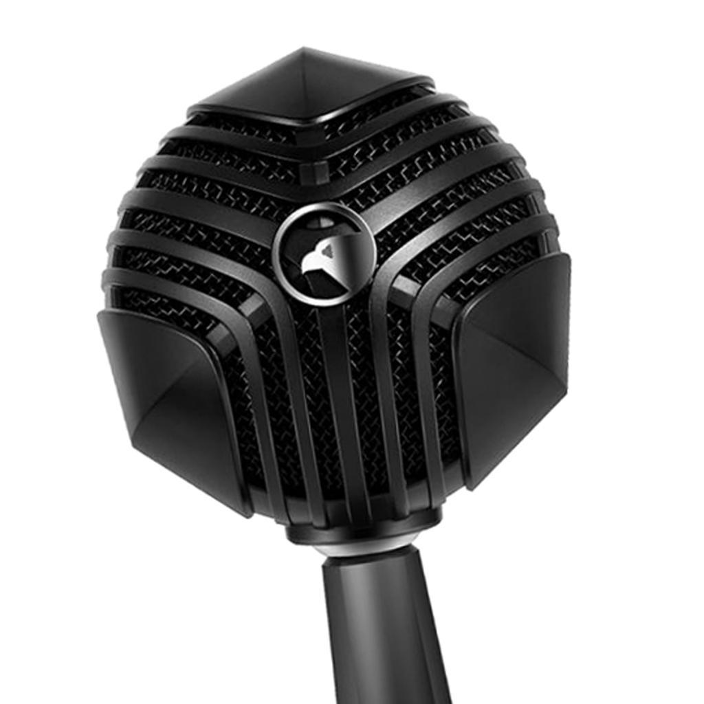 Studio USB Condenser Recording Microphone Stand Mic Built in Audio Interface