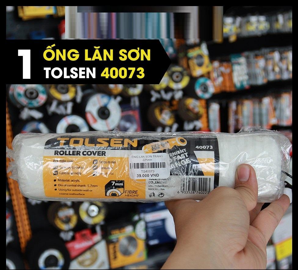 ỐNG LĂN SƠN TRẮNG 225mm TOLSEN 40073 - HÀNG CHÍNH HÃNG