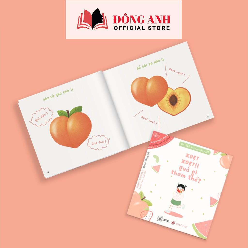 Sách - Combo 4 cuốn Ehon Bé Thích Ăn Món Nào Nhỉ dành cho bé từ 0-3 tuổi