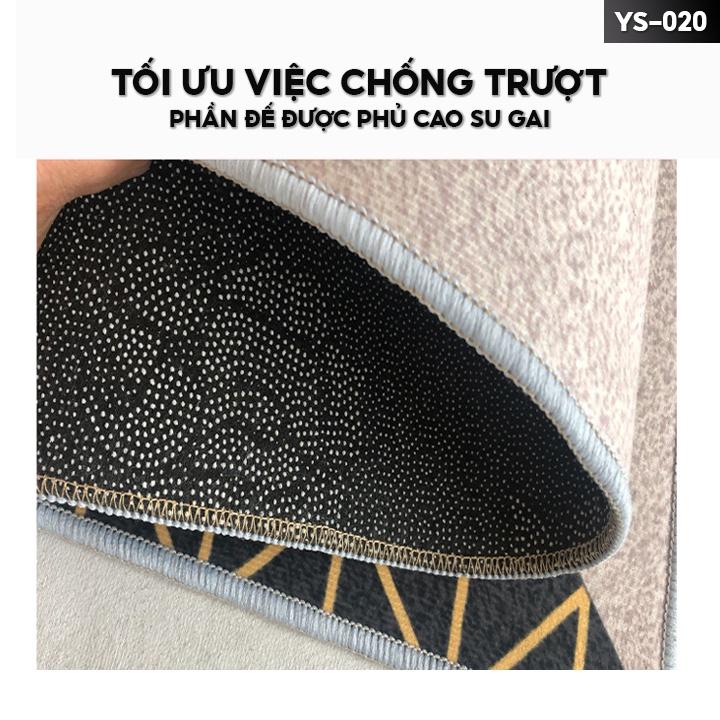 Combo 2 Chiếc Thảm Lau Chân Nhà Bếp Cặp Thảm Ngắn Dài Chống Trơn Có Nhiều Màu Kích Cỡ 40x60cm Và 40x120cm YS-020