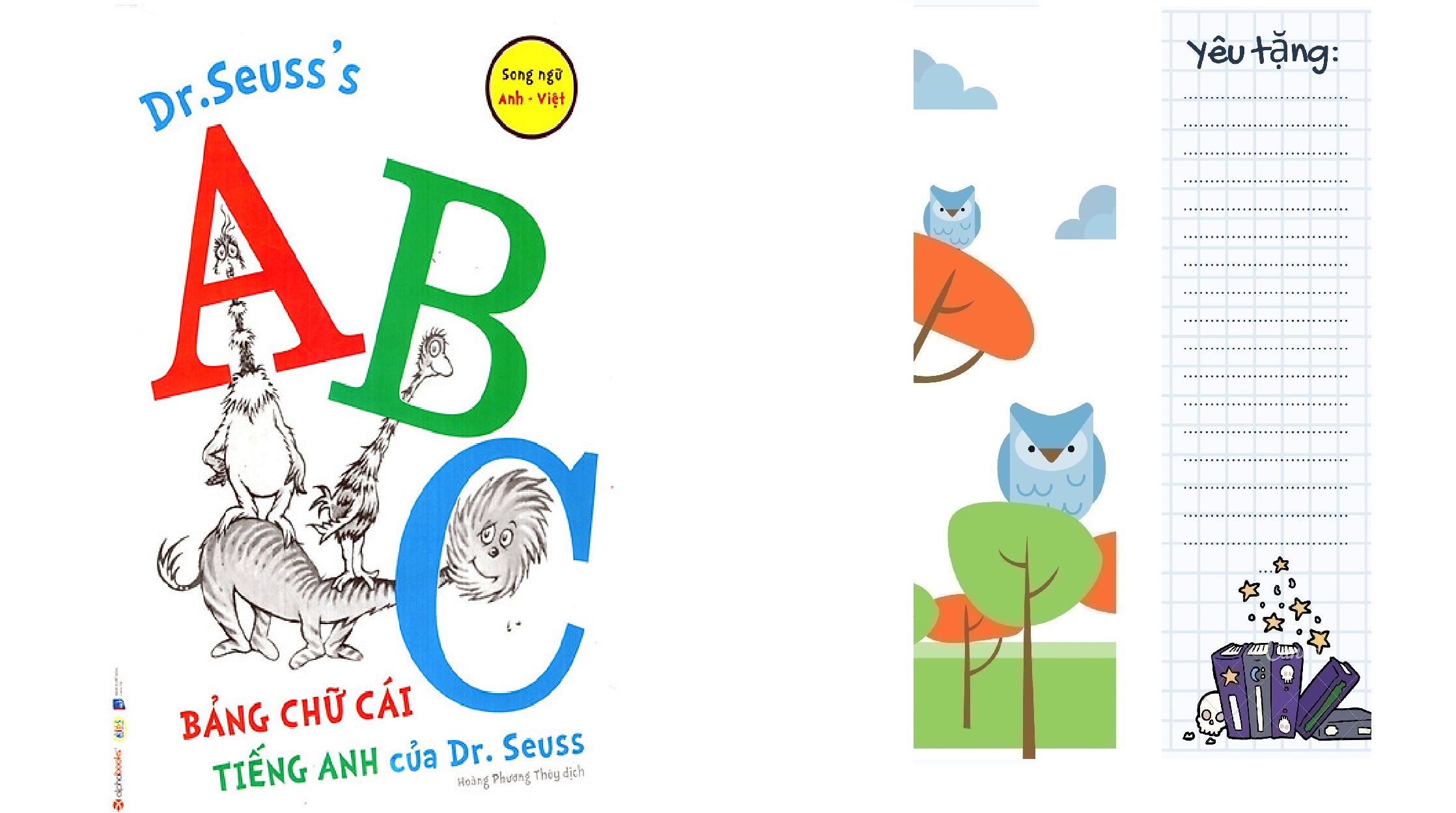 Dr. Seuss’s ABC – Bảng Chữ Cái Tiếng Anh Của Dr.Seuss ( Tặng Kèm Bookmark Tuyệt Đẹp )