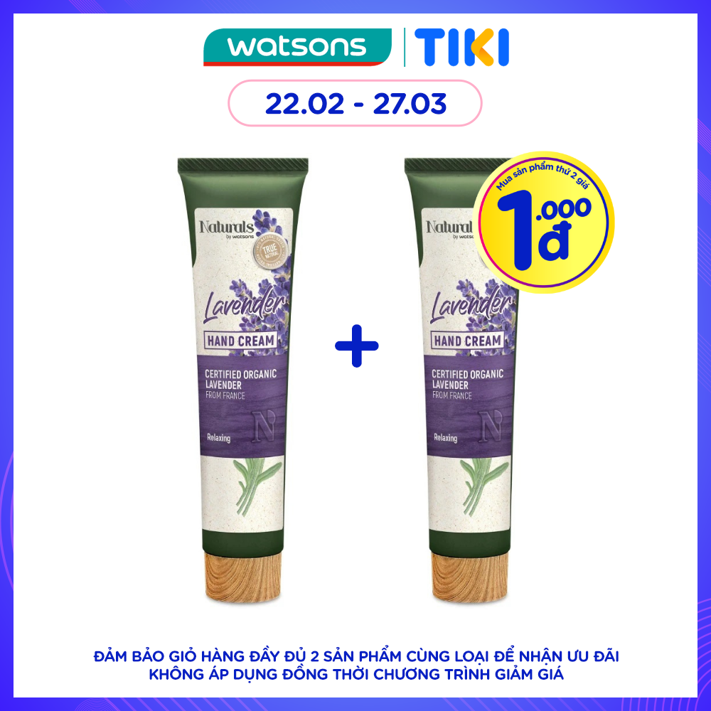 Kem Dưỡng Tay Naturals By Watsons Hương Lavender True Natural Lavender Hand Cream 30ml