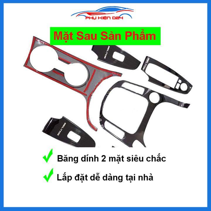Ốp nội thất Seltos 2020-2021-2022 vân Titan bảo vệ chống trầy xước và làm đẹp xe