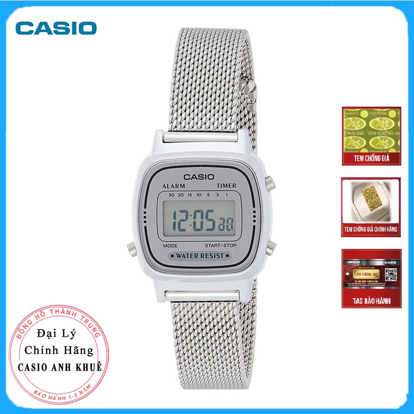 Đồng Hồ Casio Nữ Dây Thép LA670WEM-7DF