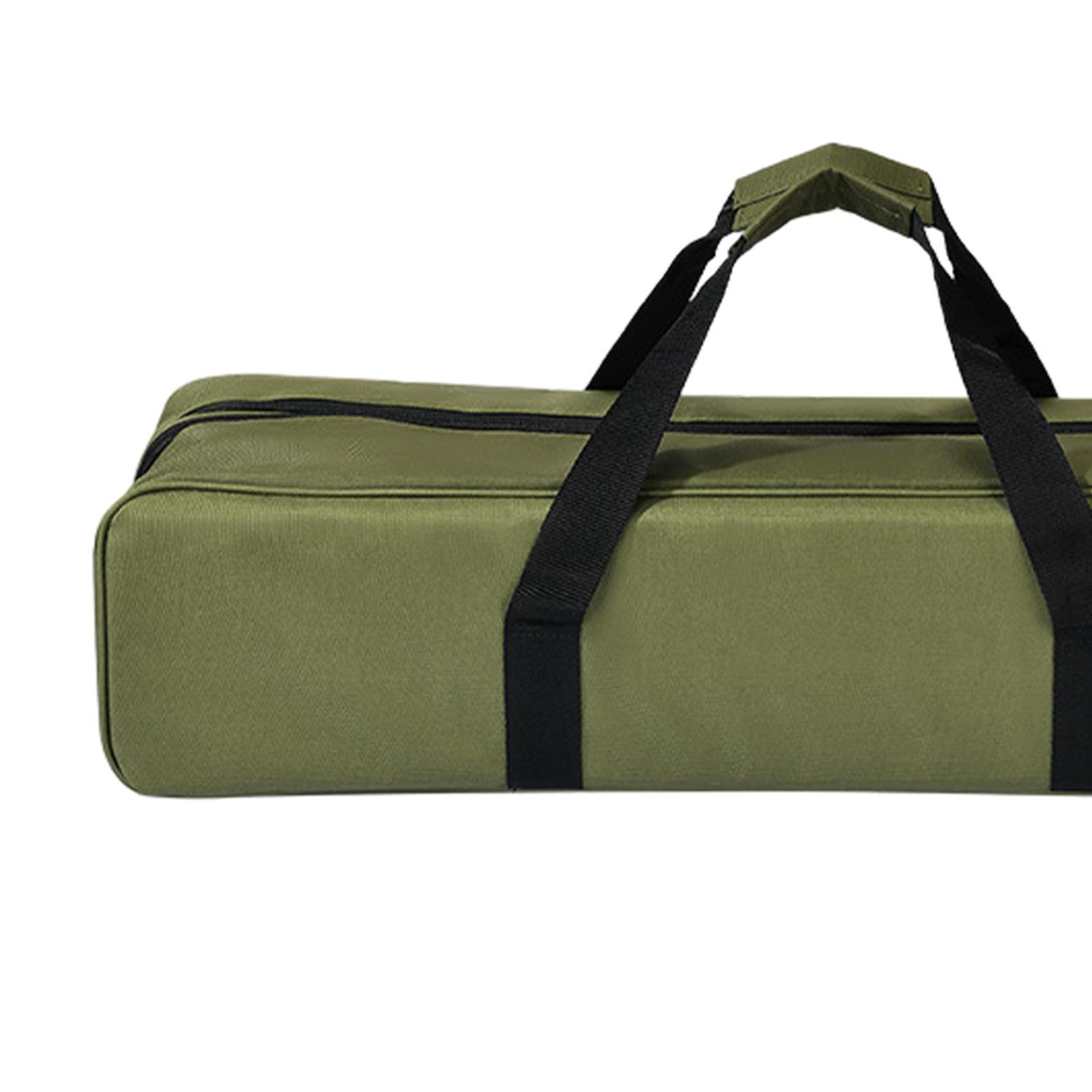 Camping Storage Bag Handbag Durable Waterproof Camping Equipment Oxford Cloth Zipper Carry Bag Tent Pole Bag for Light Stands Camping Hiking