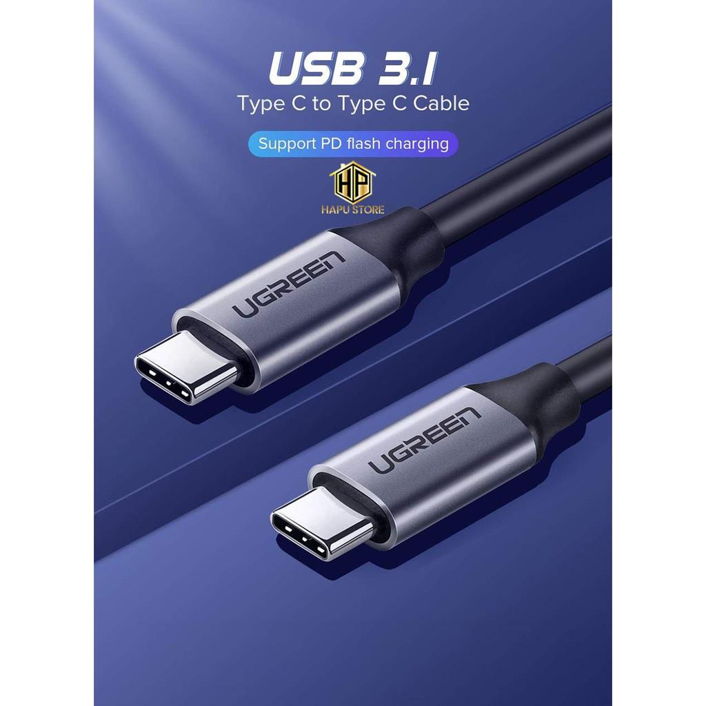 Cáp USB-C to USB-C Ugreen 50751 dài 1,5m chính hãng - Hàng Chính Hãng