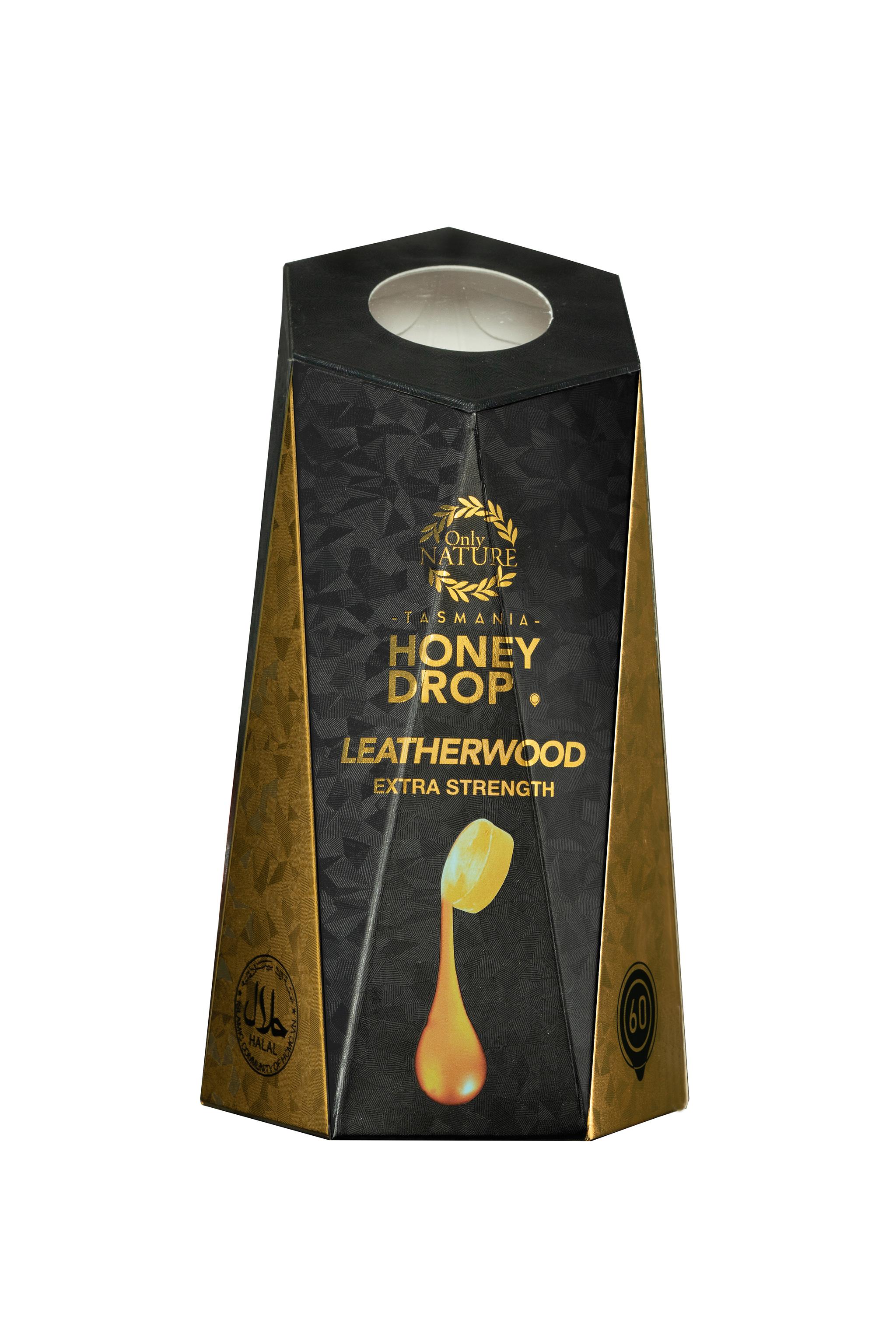 Kẹo Sả Mật Ong Honey Drop Leatherwood Only Nature Hộp Tháp 60 Viên