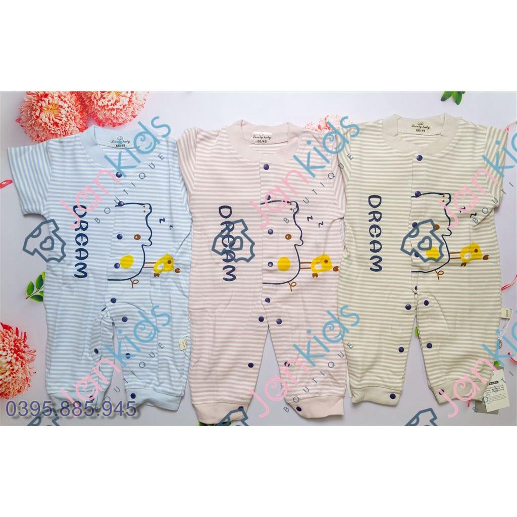 Body thu đông dài tay chất nỉ cotton cho bé hàng Quảng Châu cao cấp
