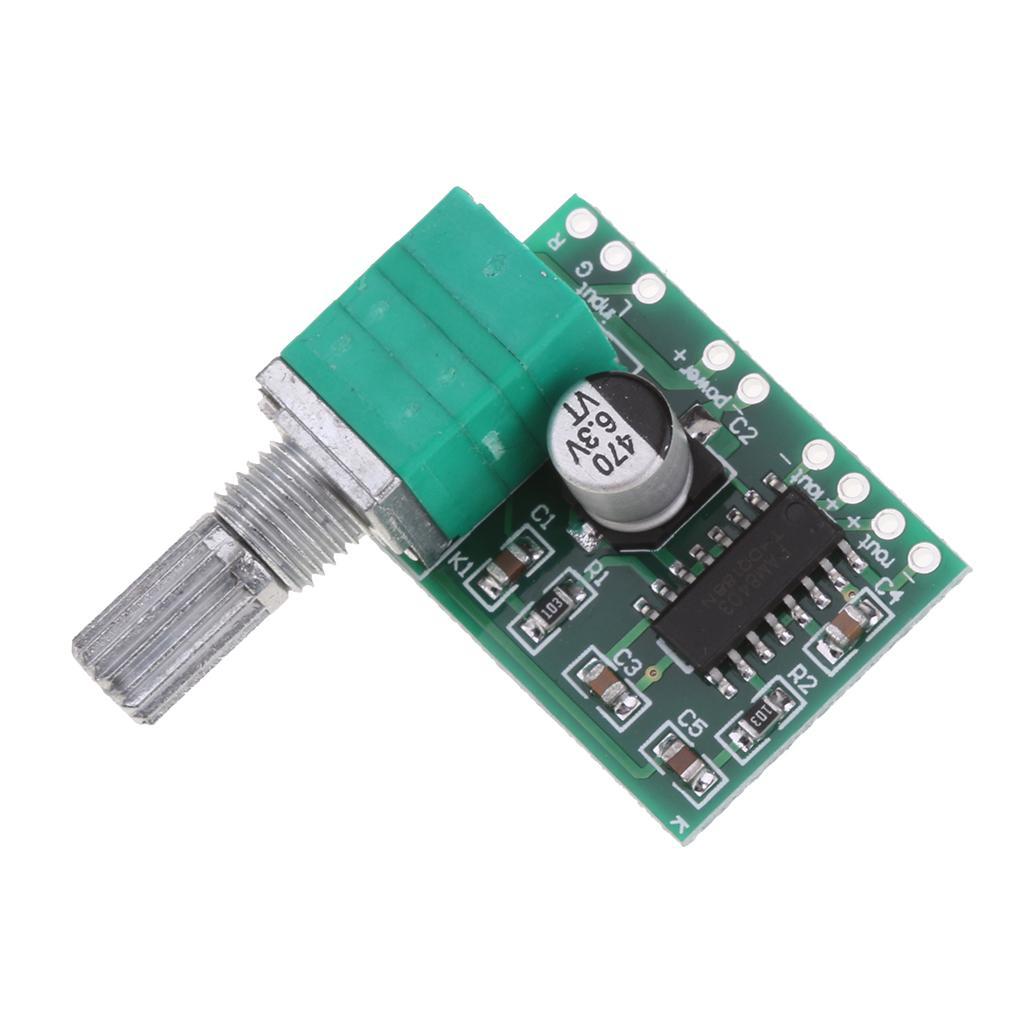 PAM8403 Mini 5V Digital Amplifier Board with Switch Potentiometer USB Power