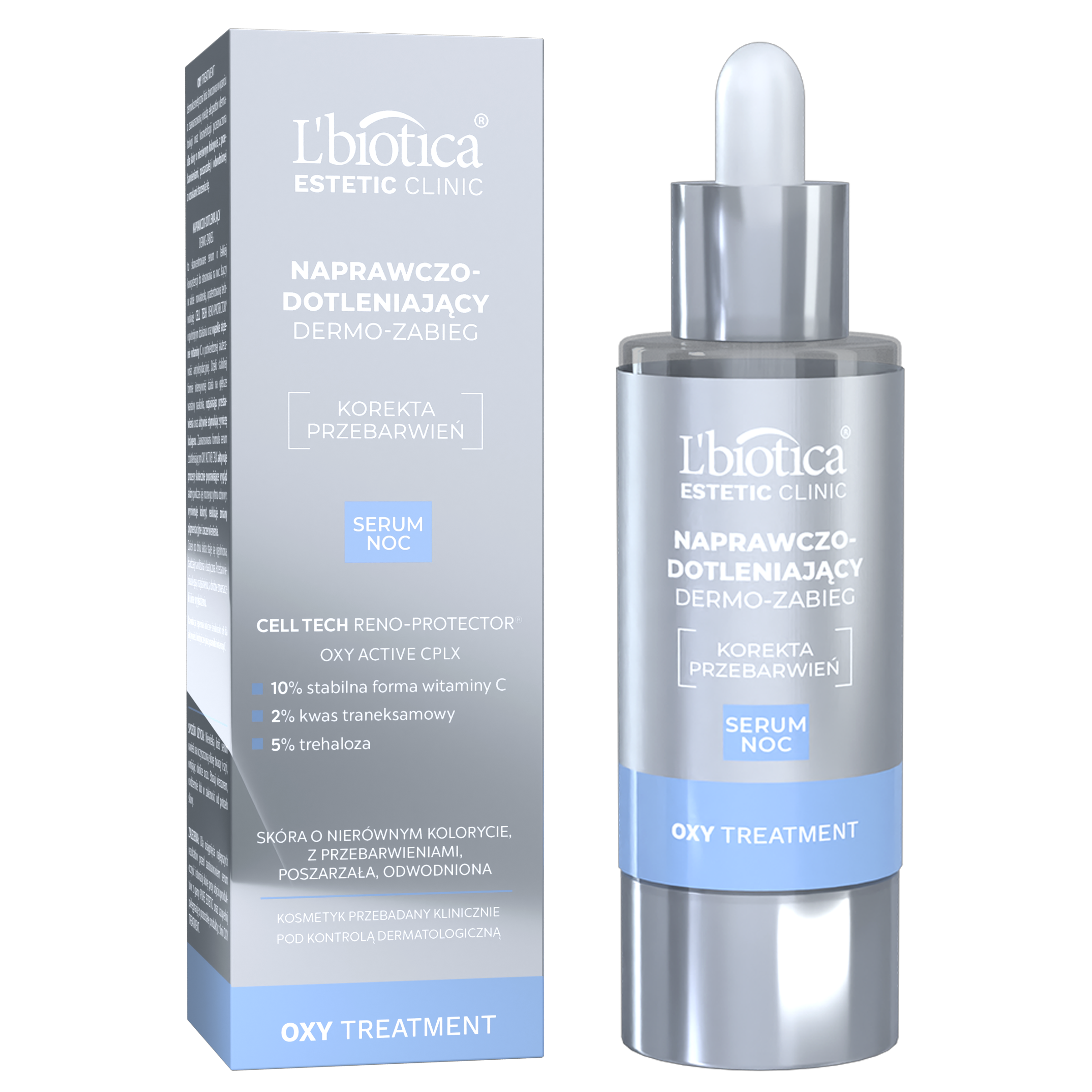 Sản phẩm serum dưỡng da ban đêm L'biotica Estetic Clinic Oxy