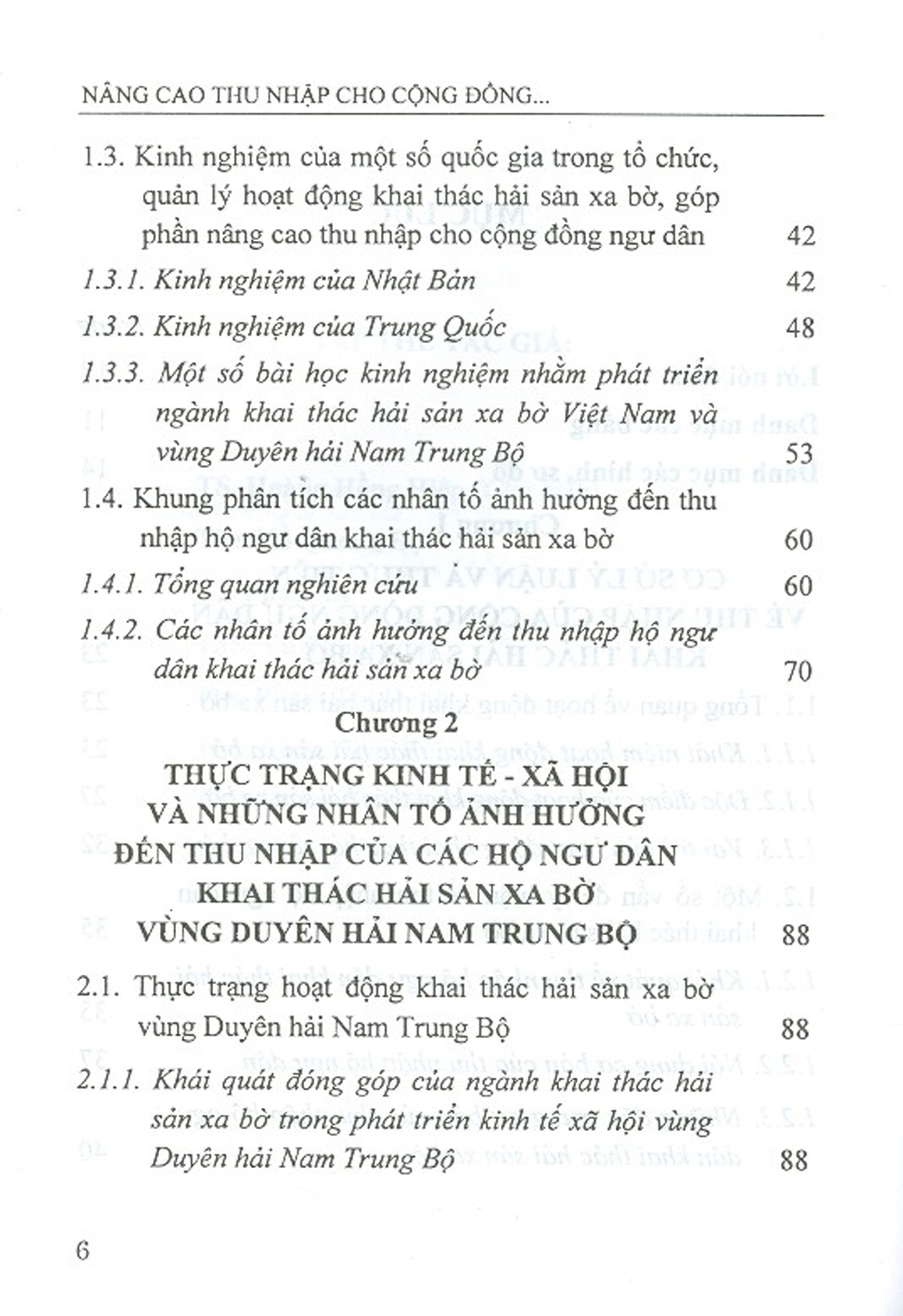 Nâng Cao Thu Nhập Cho Cộng Đồng Ngư Dân Khai Thác Hải Sản Xa Bờ Vùng Duyên Hải Nam Trung Bộ