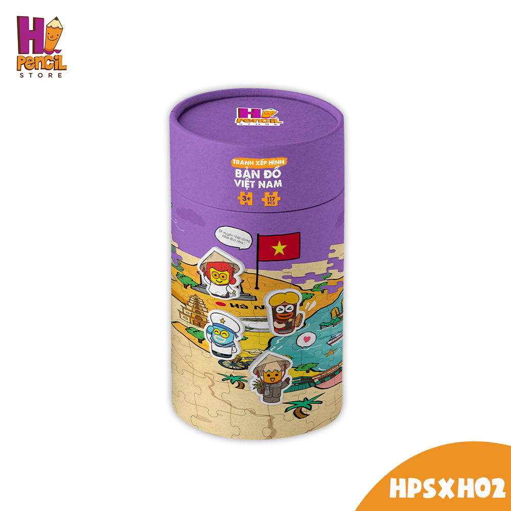 Đồ chơi xếp hình Hi Pencil khám phá Việt Nam