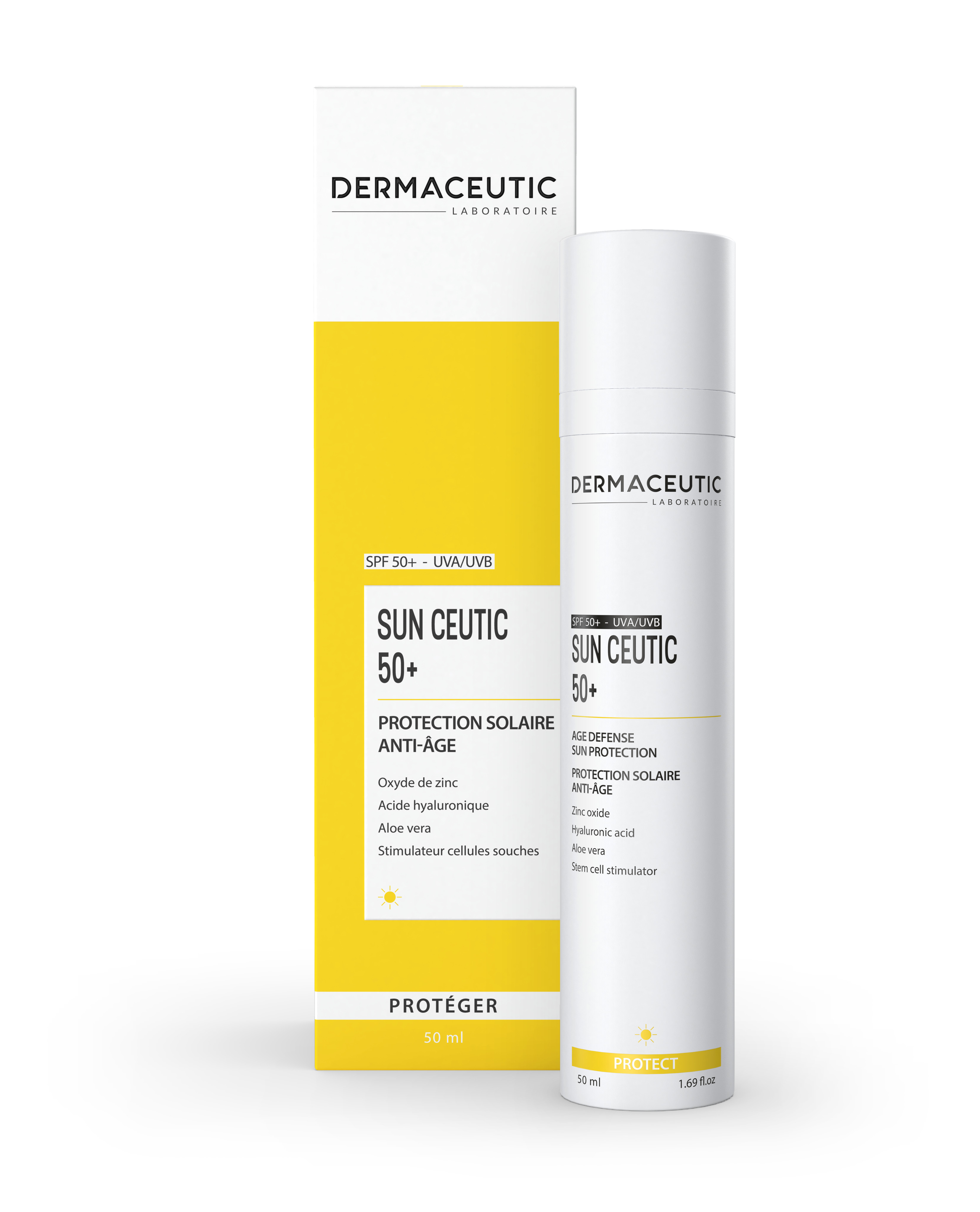 Kem chống nắng chống lão hóa Dermaceutic Pháp - Sun Ceutic spf 50+