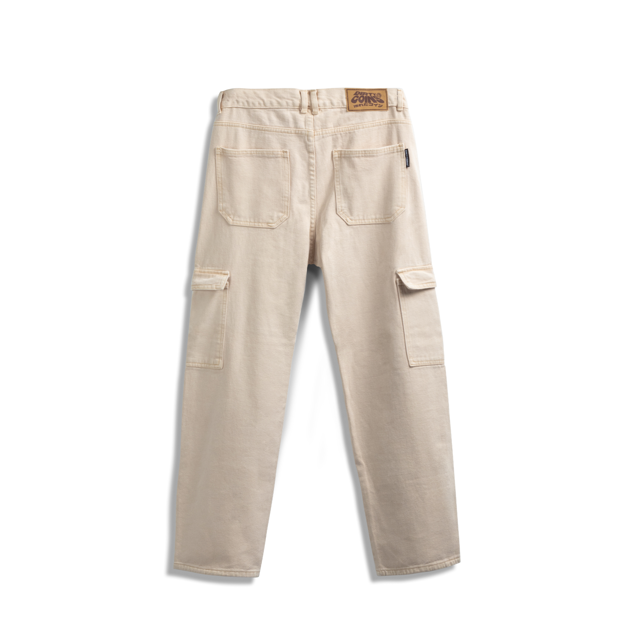 Quần DirtyCoins Laurel Wreath Logo Pants - Cream