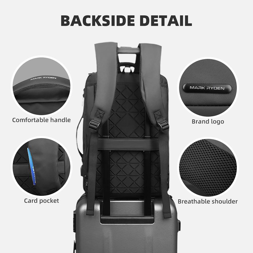 Balo Đa Năng Mark Ryden Du Lịch Đa Năng Chống Trộm Có Cổng Sạc Usb 15.6 Inch