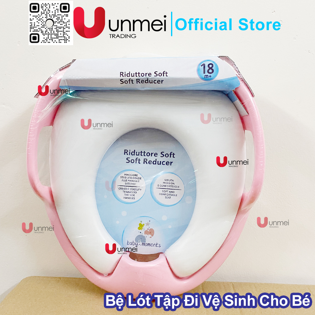 Bệ Thu Nhỏ Bồn Cầu, Bệ Tập Ngồi Toilet Cho Bé Đi Vệ Sinh Có Đệm Lót Chống Lạnh Mông Cho Trẻ Từ 2-6 Tuổi Tập Đi Vệ Sinh Tự Lập Có Tay Cầm Chống Lật