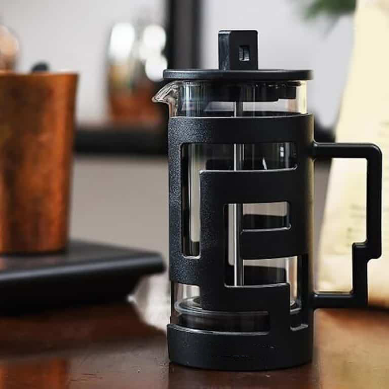 Bình pha cà phê French Press thủy tinh khung nhựa 350ml