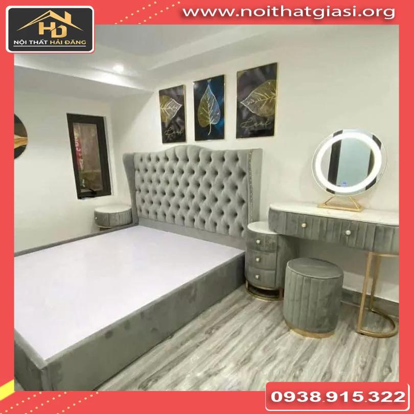 Giường ngủ tân cổ điển sang trọng