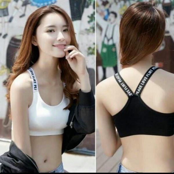 Áo bra tập GYM nữ chất cotton thái mềm mát