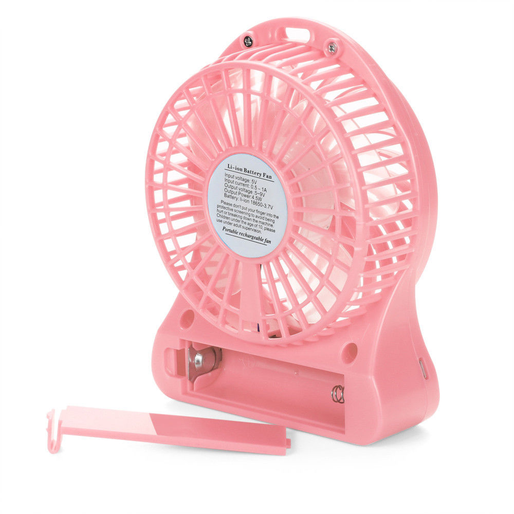 Quạt Portable fans cầm tay pin sạc 3 cấp độ mini hoa tuyết  PF66