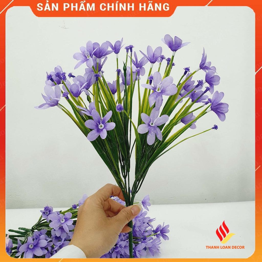 Hoa giả - Cỏ thủy tiên đẹp - Lọ gốm Bát Tràng decor trang trí chụp ảnh nghệ thuật