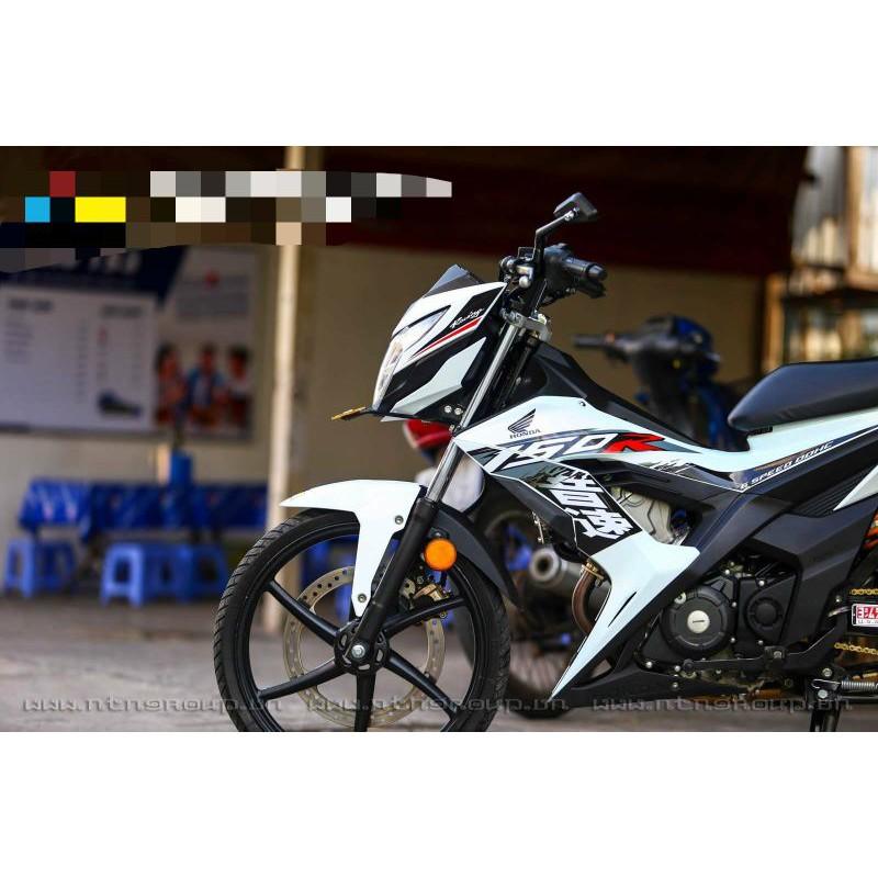 Tem rời sonic 150 trắng