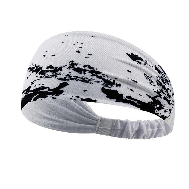 Men Headband Absorbent Cycling Yoga Sweat Sport Headband Men Sweatband for Men and Women Yoga Hair Bands Head Sweat Bands Sports