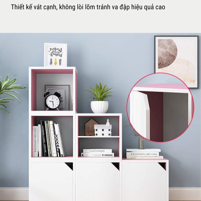 Tủ Kệ Gỗ Tổ Ong Đa Năng FIVO Mã FB02 Dễ Dàng Lắp Ráp Ghép Ô Decor Theo Ý Thích