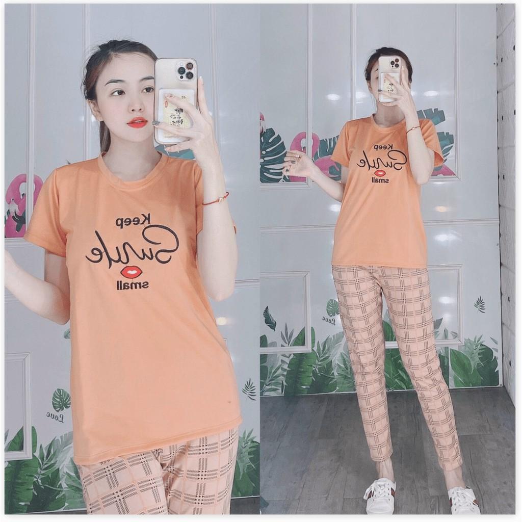 SET BỘ THUN NỮ QUẦN DÀI SIÊU XINH,HỌA TIẾT ÁO VÔ CÙNG XINH XẮN THỜI TRANG VINA 1HIT FASHION