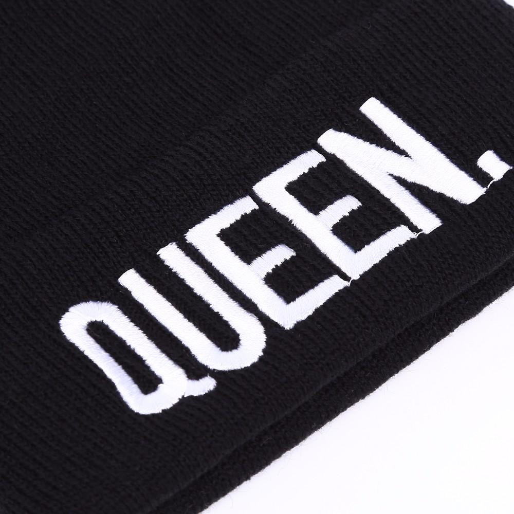 Mũ Len Thêu Chữ King / Queen Cho Cặp Đôi