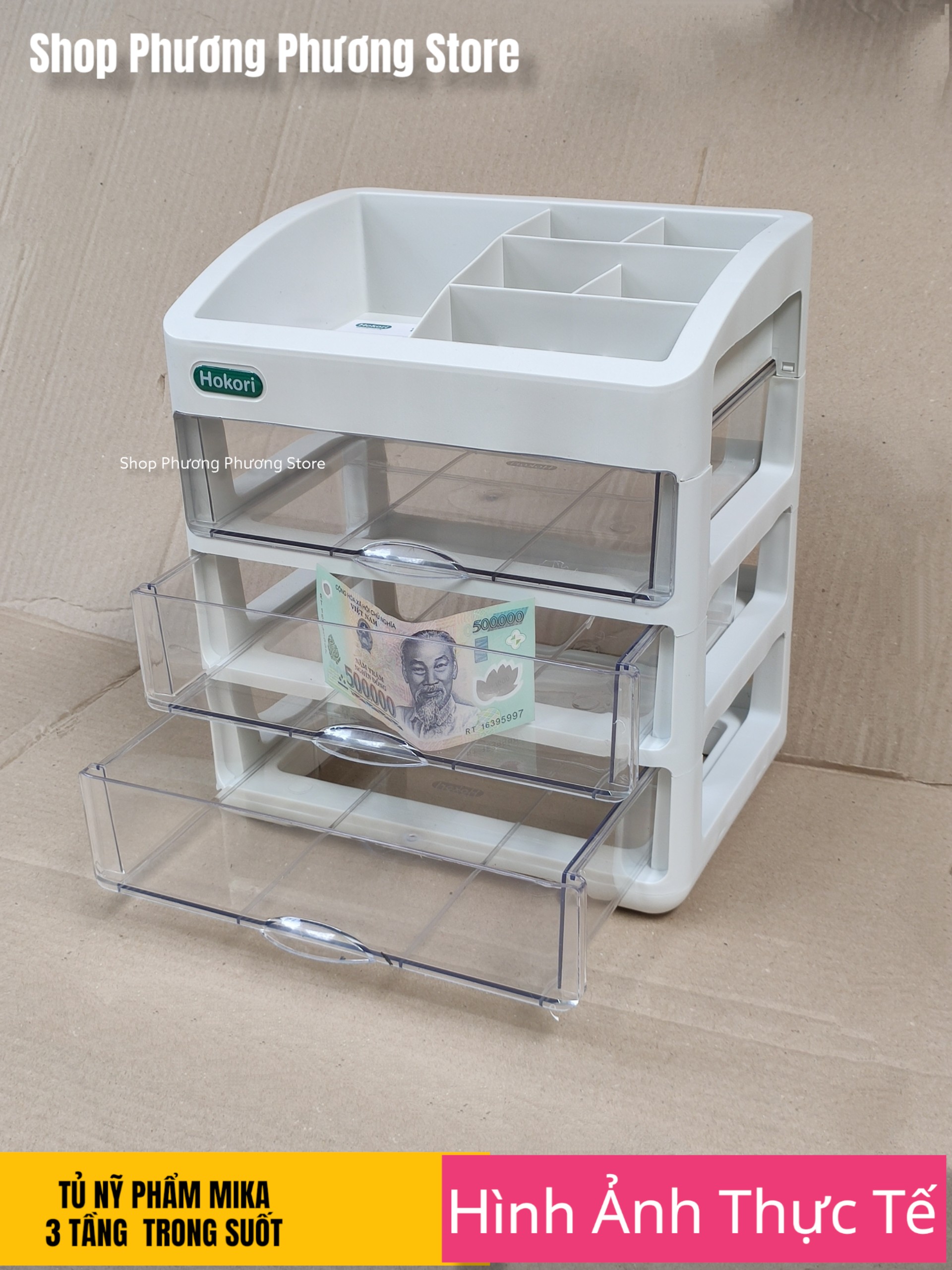Tủ Kệ Đựng Mỹ Phẩm Đồ- Kệ Trang Điểm- Kệ Trang Sức 2/3/4 Tầng Ngăn Kéo Tiện Dụng- Cosmetic shelf