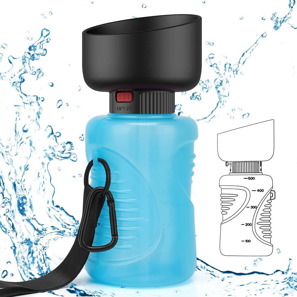 Bình Nước Cho Chó Bát Nước Có Thể Gập 500ML, Bình Nước Di Động Cho Chó, Bình Nước Thú Cưng Cho Đi Cắm Trại Đi Bộ Quà Tặng Cho Chó Mèo