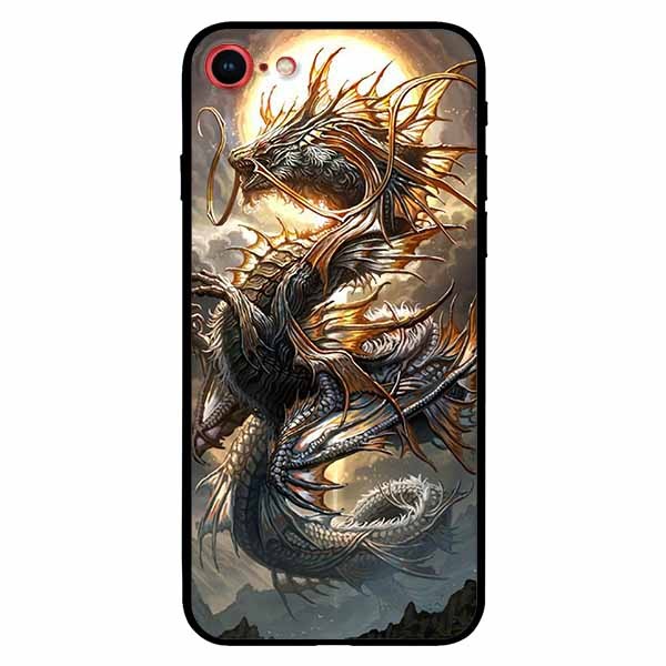 Ốp lưng in cho Iphone 7/ 8 Rồng Trăng